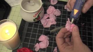 Creating roses with dollar store find [upl. by Rakso]