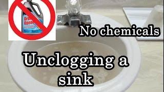 Best Way To Unclog A Sink With No Chemicals  Fast And Free [upl. by Selway]