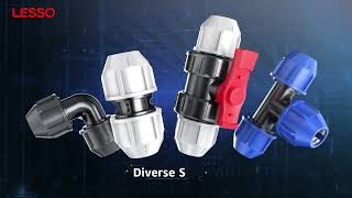 LESSO PP Compression Fittings [upl. by Ariajay]