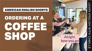 Real life English conversation — at the coffee shop [upl. by Pilif]