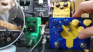 TubeDreamer88OverdriveJAMTube Screamer MINIIbanezod3BOSSATS808Rat DistortionFender Guitar [upl. by Nniuq]