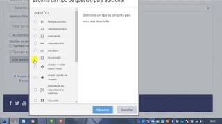 Como utilizar Questionário com questões aleatórias no Moodle banco de questões [upl. by Dwinnell]