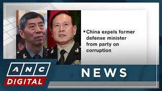 China expels former defense minister from party on corruption  ANC [upl. by Tyne]