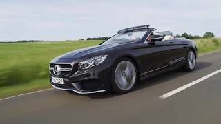 2018 Mercedes SClass Cabriolet  driving scenes [upl. by Asiek]