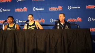 Clarkston basketball reacts to 7835 blowout of West Bloomfield in the Class A semifinals [upl. by Bentlee]