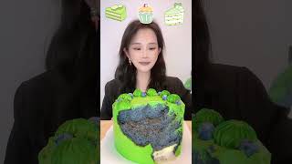 Asmr🍰Eating Matcha Cream Cake🍰 Soft And Waxy Sound 크림丨먹방丨Mukbang丨Satisfying丨Eatings [upl. by Sankey]