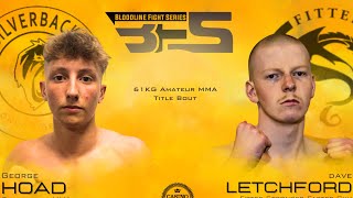 BFS 5  Dave Letchford vs George Hoad  Amateur MMA Title [upl. by Aihsilef]