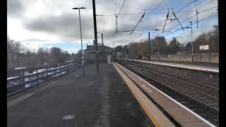 Northern 158860 departs from Morpeth [upl. by Orfinger196]