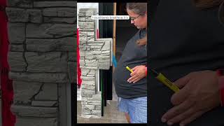 This belly didnt get in my way installation sidinginstallation diy construction garage [upl. by Etnoved228]