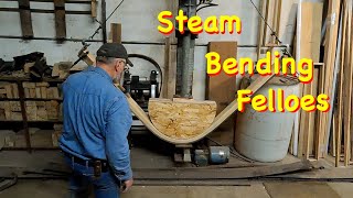 Bending 4quot Kiln Dried White Ash for a 27quot Circle  Engels Coach Shop [upl. by Timmons]