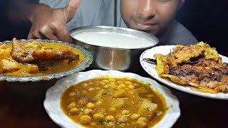 Eating Egg Omelette Pakhala BhataChingudi Fry With Chhole Bhatureasmr [upl. by Longwood]