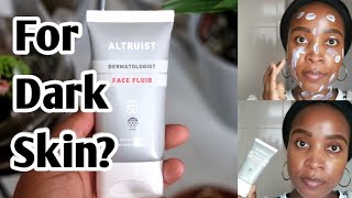 I Tried Altruist Dermatologist Face Fluid SPF50 on Oily Acne Prone Skin Is it Any Good Review 19 [upl. by Saleme642]