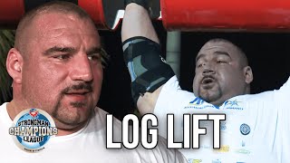 155KG Log Lift Reps Dominated By Strongman Ervin Katona I Strongman Champions League [upl. by Staley]