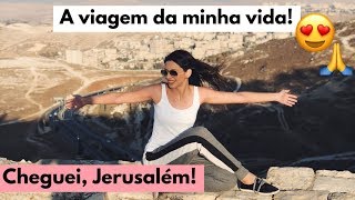 VLOG ISRAEL 1 PERDIDOS EM JERUSALÉM CHEGAMOS NA TERRA SANTA [upl. by Anikram]