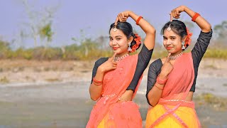 Konya Re Tor Ruper Modhu Dance  কন্যা রে নাচ  Ke Tumi Nandini  Tithi amp Eti Dance [upl. by Scoter705]