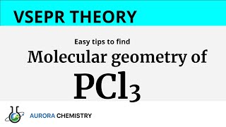 Molecular geometry of PCl3 Phosphorus trichloride by VSEPR THEORY [upl. by Enyawed]