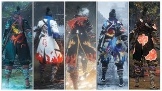 SEKIRO OUTFIT COLLECTION [upl. by Rudelson103]