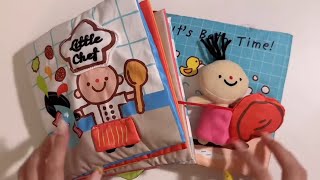 💸toy asmr💸 25 minutes Fabric book📚ASMR 헝겊책 [upl. by Avik]