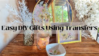 Easy And Affordable Gift Set Using Decor Transfers Plus Great Tips And Techniques [upl. by Ecaroh]