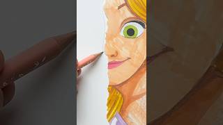 Refazendo o meu desenho da Rapunzel de enrolados [upl. by Kehoe]