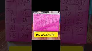 Easy Calendar making from waste 👍diy calendar 2024bestoutofwaste [upl. by Arymahs]