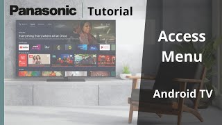 How to access the Menu and Settings on an Android TV [upl. by Annawal]