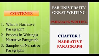 Great Writing  Narrative Paragraph Lecturer Chok SOphat [upl. by Elleinahc428]