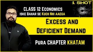 🔥 Excess and Deficient Demand one shot class 12 Term 2 Commerce Champions Gaurav Jain [upl. by Steele]