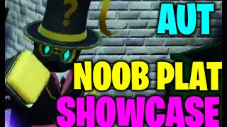 AUTUnobtainable Stand NOOB PLAT Showcase ROBLOX [upl. by Yr]