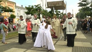 Uroczystość Bożego Ciała w Częstochowie 2017 [upl. by Arahsit]