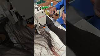 sewing machine wig howtomakeawig [upl. by Justina618]