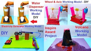 4 best innovative science projects working models for science exhibition  DIY pandit [upl. by Scarlet]