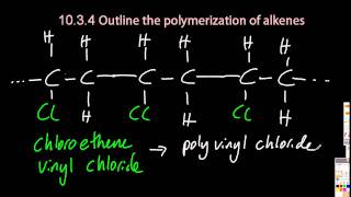 S245 Outline the Polymerisation of Alkenes SL IB Chemistry [upl. by Kieryt468]