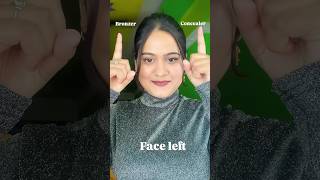 Bronzer vs concealerwhich one really prefer you ✅😱 song trending viralvideohacks facepalette [upl. by Ahsenar]