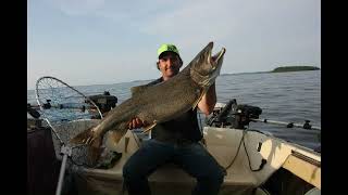 Lake Nipigon Lake Trout Fishing Trip Luke Monk [upl. by Ociram368]