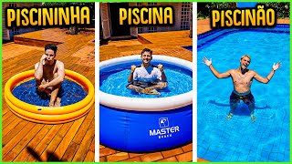 PISCININHA PISCINA PISCINÃO  COM ENALDINHO E BRENNER   REZENDE EVIL [upl. by Selrac]