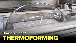 How the THERMOFORMING PROCESS works  Factories [upl. by Arraeis994]