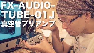 【前編】真空管アンプの世界へようこそ NFJオリジナル真空管ラインアンプ「FXAUDIO TUBE01J」を試す！ [upl. by Claudetta]