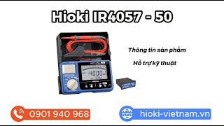 Máy đo điện trở cách điện Hioki IR405750 Nhập trực tiếp kết quả đo vào File Excel qua Bluetooth [upl. by Eltsirhc]