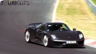 Porsche 918 Spyder going to the max on the Nürburgring [upl. by Eedebez821]