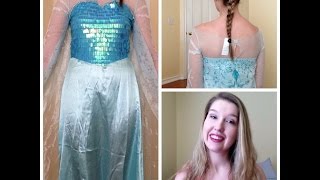 GRWM Disneys Elsa Makeup Hair amp Costume ❤️ [upl. by Morganica]