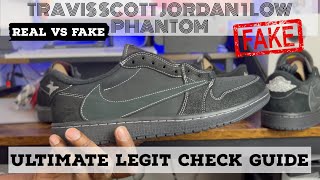 ULTIMATE LEGIT CHECK GUIDE  TRAVIS SCOTT JORDAN 1 PHANTOM  REAL VS FAKE  TOO HARD TO AUTHENTICATE [upl. by Libbey]