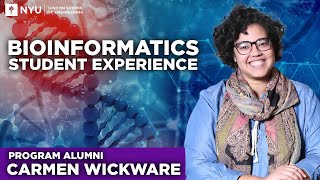 Bioinformatics Masters Degree Online NYU Tandon  Carmen Wickware [upl. by Hyps500]