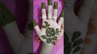 Simple rose design rose henna mehndi latestmehndi hennadesign gorintaku [upl. by Ennovihs998]