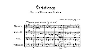 Leone Sinigaglia – Variations on a Theme by Brahms [upl. by Koenig]