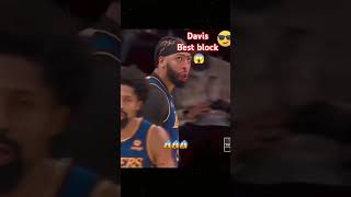 Anthony Davis best block🏀nba shorts trendingshorts viralshorts challenge explore anthonydavis [upl. by Borek]