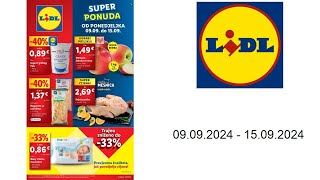 Lidl katalog HR  0909  15092024 [upl. by Ecniuq]