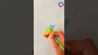 how to draw colour pencil sketch step by step youtubeshorts pencialsketch artcrucial [upl. by Ecirum]