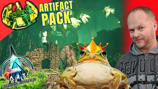 Ark Ascended  Easy Artifact of the Pack with a Froggo  Island [upl. by Harehs]