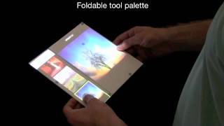 FoldMe Interacting with Doublesided Foldable Displays [upl. by Dnalloh]